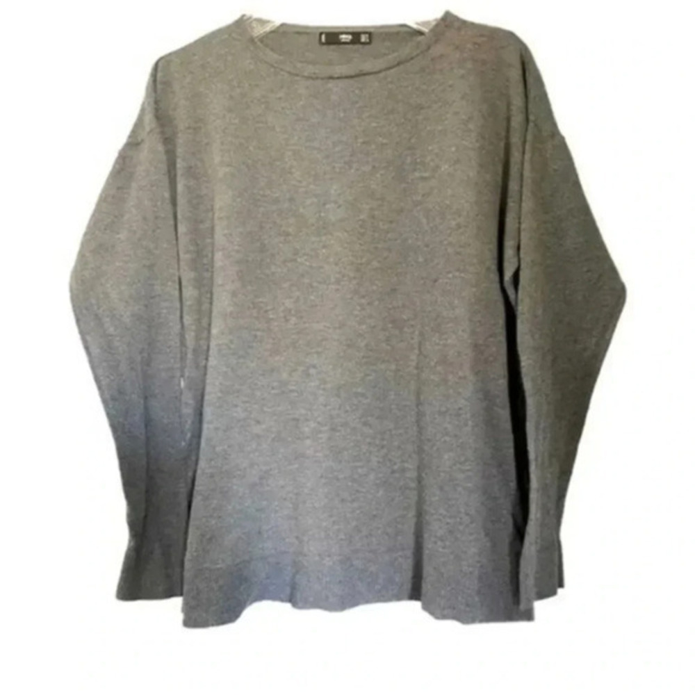 MNG basics gray aweayer solid relaxed fit size Medium EUC
